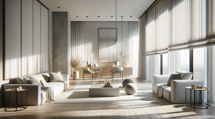 Roman Shades: Elegant Simplicity in Interior Minimalism