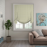 Tulip shade "Gibbs", Custom Roman Shade, London Shade, Cotton Roman Shade, Roman Shades for windows, Custom Window treatments