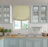 European Relaxed Shade "Gibbs", Custom Roman Shade, Geometric Pattern, Roman Shades for windows, Custom Window treatments