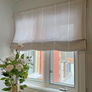 Linen Roman Shades, Sorrento Sand with chain mechanism, Italian 100% Linen, Custom Roman Shades, Linen Window Treatments, Farmhouse Shades