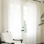 Pleated Sheer Linen, Drapery “Shannon”, Window Sheers, Linen Sheer Curtains, Custom Sheer Drapery panels, Window treatment