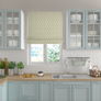 Flat Roman Shade, Cotton Roman Shades "Gibbs", Custom Roman Shades, Chain Mechanism, Custom Window treatments