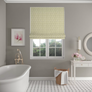 Flat Roman Shade, Cotton Roman Shades "Gibbs", Custom Roman Shades, Chain Mechanism, Custom Window treatments