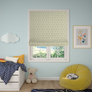 Flat Roman Shade, Cotton Roman Shades "Gibbs", Custom Roman Shades, Chain Mechanism, Custom Window treatments
