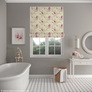 Custom Roman Shades, Shades with Chain Mechanism, Fabric "Bloomfield", Relaxed Roman Shade, Custom Window treatments
