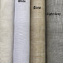 28''x62'' Custom Linen Relaxed Sheer Roman Shade "Utopia"