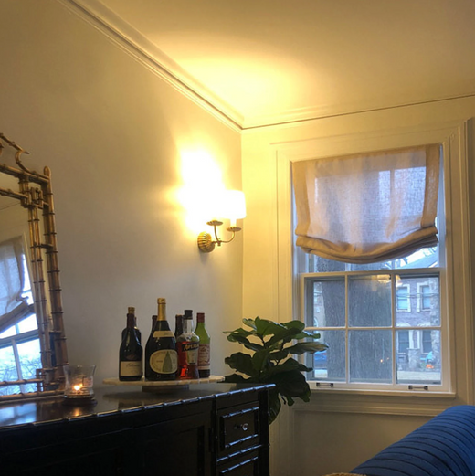 European Relaxed Cordoba- 100% sheer linen shades, light and airy textured linen fabric, sheer - light filtering, 3” double side hemming