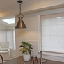 Relaxed Cordoba - 100% sheer linen shades, light and airy textured linen fabric, sheer - light filtering, 1” inside seams, lining with pockets and supporting rods at the back