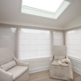 Relaxed Cordoba - 100% sheer linen shades, light and airy textured linen fabric, sheer - light filtering, 1” inside seams, lining with pockets and supporting rods at the back