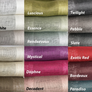 European Relaxed Cordoba- 100% sheer linen shades, light and airy textured linen fabric, sheer - light filtering, 3” double side hemming