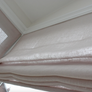 Relaxed Cordoba - 100% sheer linen shades, light and airy textured linen fabric, sheer - light filtering, 1” inside seams, lining with pockets and supporting rods at the back