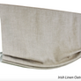 European Relaxed Irish Linen - 100% linen shades, heavy weight textured linen fabric, opaque