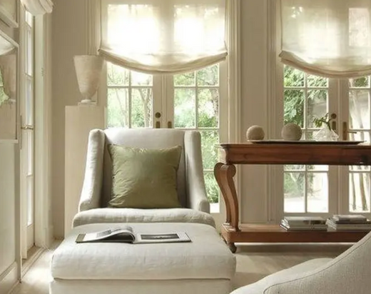 Sheer Roman Shade, European Relaxed