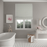 Custom Roman Shade "Hanover", Relaxed Roman Shade, Custom Window treatments