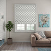 Custom Roman Shade "Hanover", Relaxed Roman Shade, Custom Window treatments