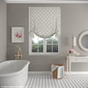 Custom Roman Shade, London shade Hanover, Tulip Shade with chain mechanism, Custom Window treatments, Roman shades for windows