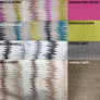 Flat Roman Shade "Ibiza Soulful with Marine border" with chain mechanism, Linen Roman Shade, custom roman shades, Custom Made shades