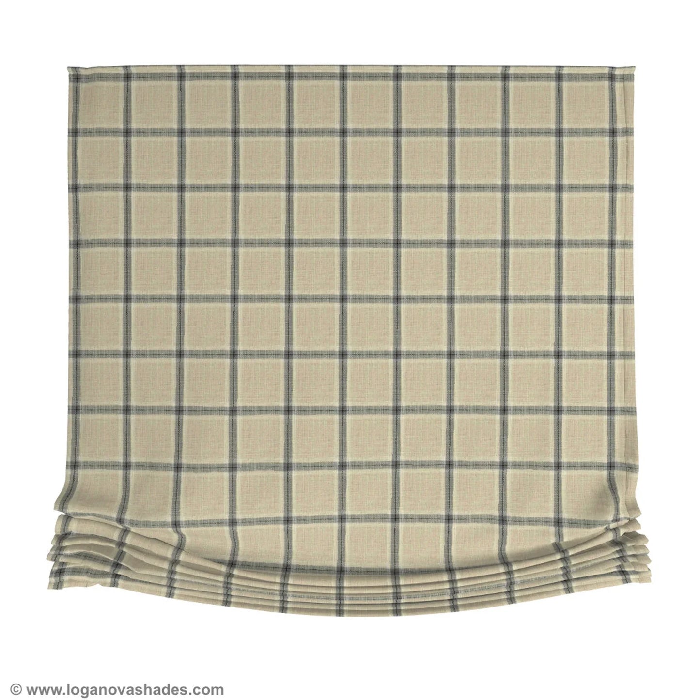 Chesapeake European Relaxed Roman Shade — Custom Size
