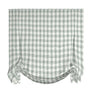 Custom Roman Shades, London Shade, Scalamandré Swedish Linen Check, Tulip roman shade, Chain mechanism, Austrian Shade, Window Treatments