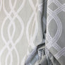 Custom Tulip Roman Shade "Palisades"