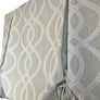 Custom Tulip Roman Shade "Palisades"