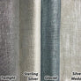 Relaxed Roman shade, Custom Roman Shade "Shimmer" with trim Heart, Roman Shade custom with Borders, Custom shade with Cordless mechanism