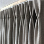 Custom Drapery panels, Double Pleat Style Curtains, Pinch Pleated, solid coloured drapes, Drapery Panels No Lining, Custom length