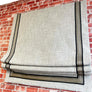 Custom Roman Shade, Roman Shade with decorative trim CE58, Fabric Toronto with prominent texture, shade with chain mechanism, window shade