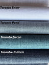 Custom Roman Shade, Roman Shade with decorative trim CE58, Fabric Toronto with prominent texture, shade with chain mechanism, window shade