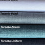 Custom Roman Shade, Roman Shade with decorative trim CE58, Fabric Toronto with prominent texture, shade with chain mechanism, window shade