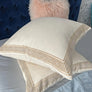 Custom Cushions | Cushions with Greek Key Trim | Custom Decorative Pillows | Decorative Cushions | Throw Pillows | Art Deco Style