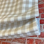 Swedish Linen Check, Scalamandré fabric, Roman Shades for Windows, Luxury European Relaxed Shades, 100% linen roman shades, chain mechanism