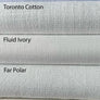 Custom Relaxed Roman Shade with 1" Border, 2" inset | Chain Mechanism | Custom Window Treatments with Light Filtering or Blackout Lining