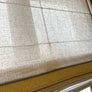 Custom Sheer Roman Shades, Shannon Relaxed Roman Shades, shades with chain mechanism, window treatments, Linen Blend Shades, Made to Order