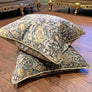 Custom Throw Pillows | Decorative Accent Pillows in Calloway Fabric | Floral Pattern Cushions | Handmade with Luxury Alendel Fabrics