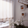 Linen Roman Shades, "Taverna-Lino" with chain mechanism, Roman shades for windows, custom roman shades, window treatments