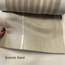 Linen Roman Shades, Sorrento Sand with chain mechanism, Italian 100% Linen, Custom Roman Shades, Linen Window Treatments, Farmhouse Shades