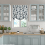 Custom Roman Shade, London shade Modesto, Custom Window treatments, Roman shades with Chain Mechanism