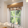 Custom Roman Shade, Cotton Shade "Modesto", Flat Roman Shade, Custom Window Treatments, Shades with Chain Mechanism