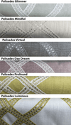 Custom Roman Shade, Fabric Palisades with embroidery, European Relaxed, Roman Shade for Windows, Window treatments, Chain Mechanism