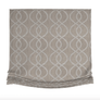 Custom Roman Shade, Fabric Palisades with embroidery, European Relaxed, Roman Shade for Windows, Window treatments, Chain Mechanism