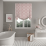 Custom Roman Shade "Palisades", London Roman Shade , Custom Window treatments