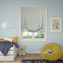 Custom Roman Shade "Palisades", London Roman Shade , Custom Window treatments