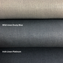 Relaxed Irish Linen- 100% linen shades, heavy weight textured linen fabric, opaque