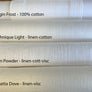 Custom Roman Shade "White with 4 sides Black Border", roman shade with chain mechanism, Custom Made roman shade, window Treatments