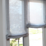 Custom Roman Shades Utopia Natural, 100% sheer linen, Roman Shades for Windows, Custom Made Window Treatment, shade with chain mechanism