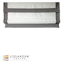Custom Relaxed Roman Shade Chevalle Range With Valance