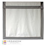 Custom Relaxed Roman Shade Chevalle Range With Valance