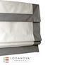 Custom Relaxed Roman Shade Chevalle Range With Valance
