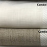 Custom Combe Eggshell Roman Shade